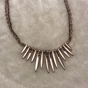 ⚡️Charming Charlie Rose Gold Spike Necklace⚡️